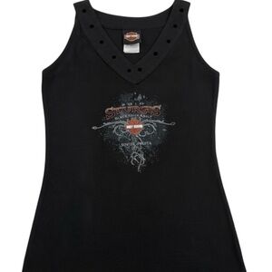Harley Davidson Sturgis 2010 70th Anniversary Women’s Large Studded Tank